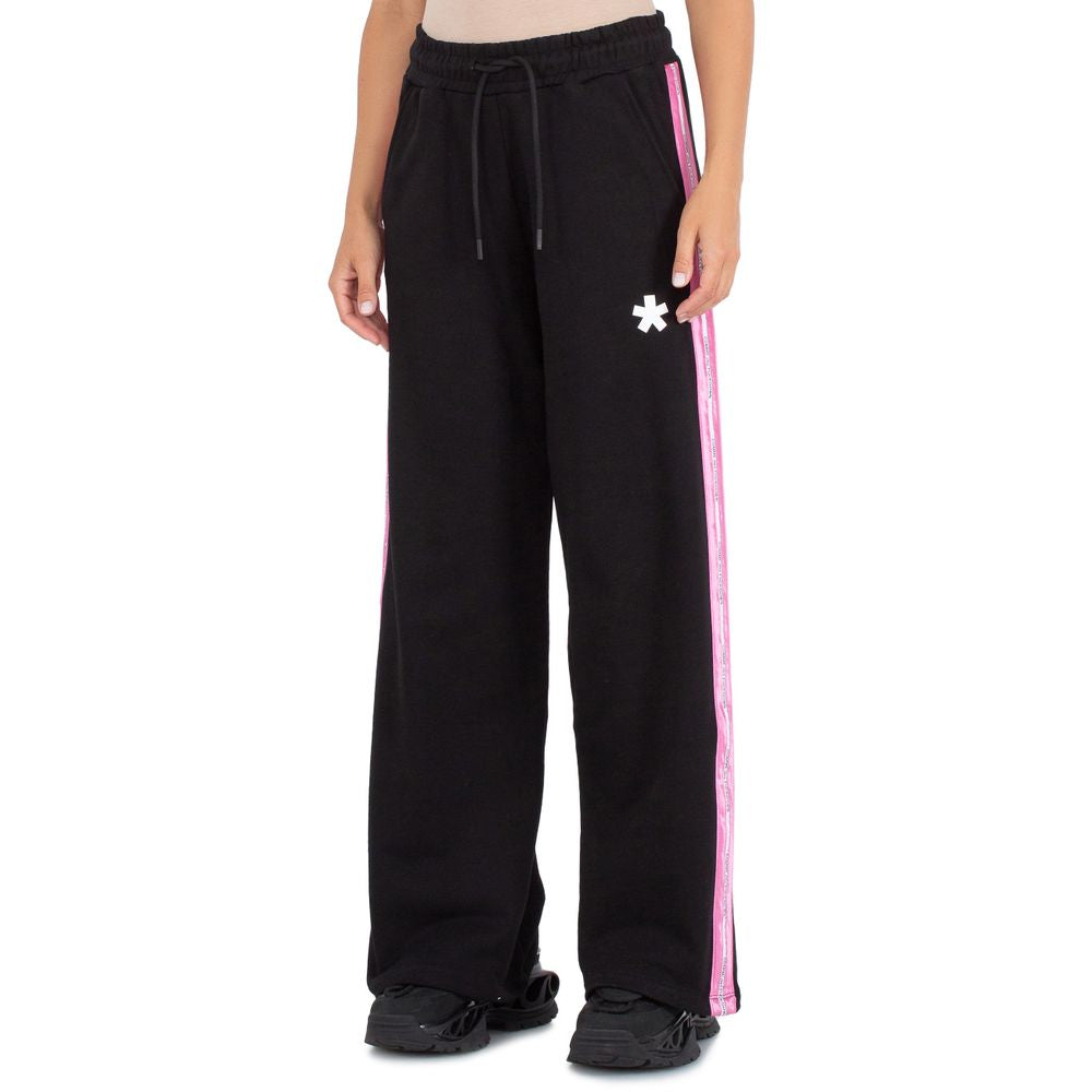 Black Cotton Jeans & Pant