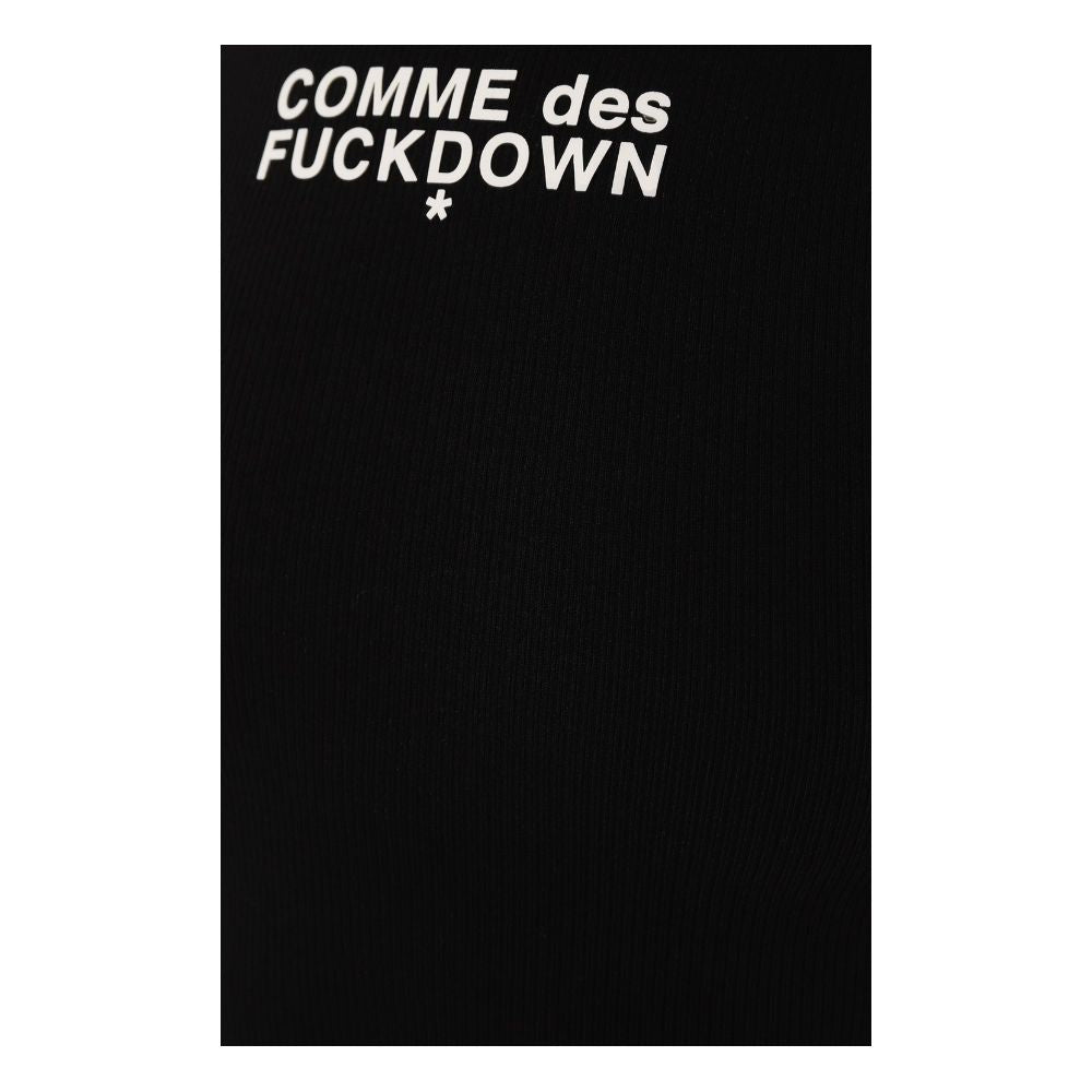 Black Cotton Tops & T-Shirt