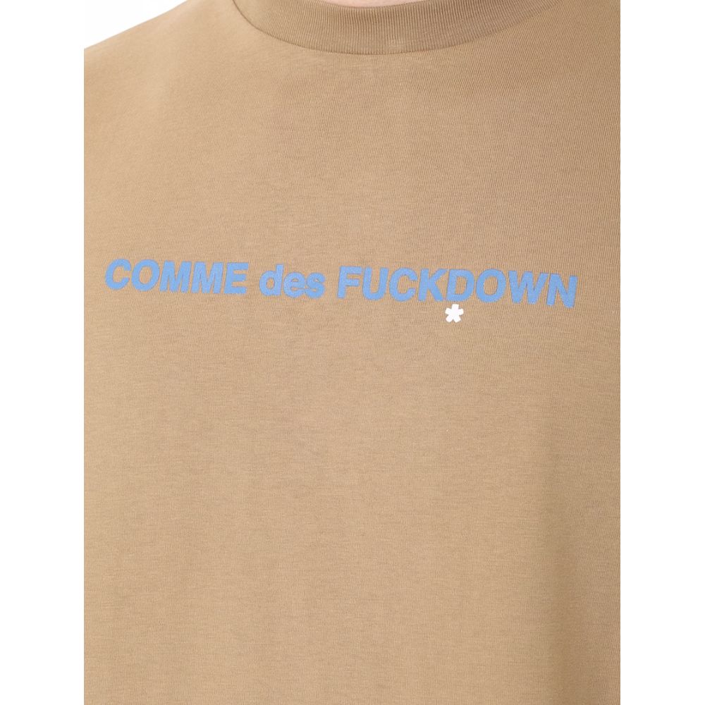 Camiseta de algodón marrón