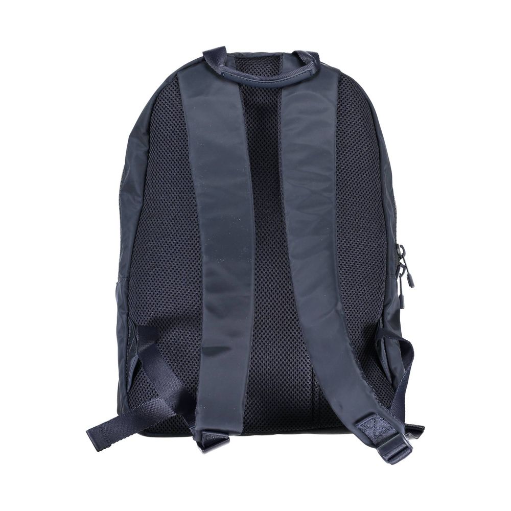 Blue Polyester Backpack