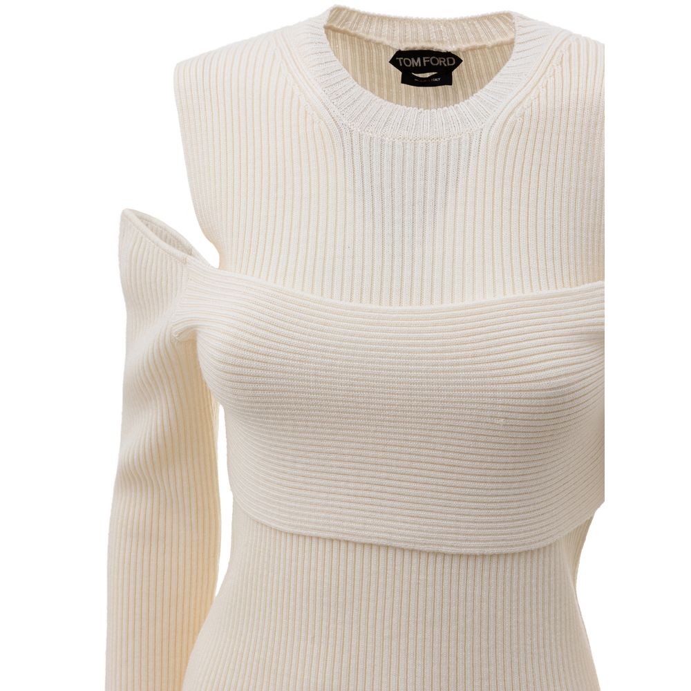White Wool T-Shirt