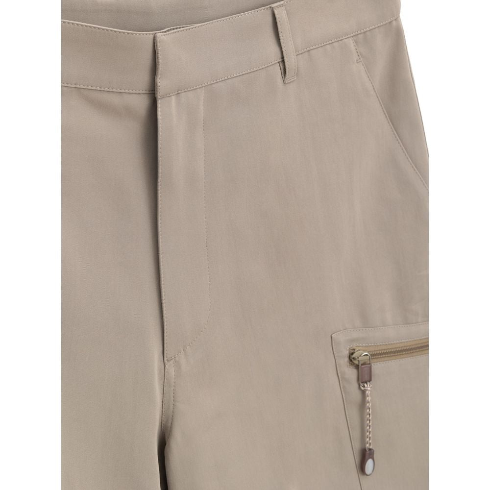 Beige Cotton Cargo
