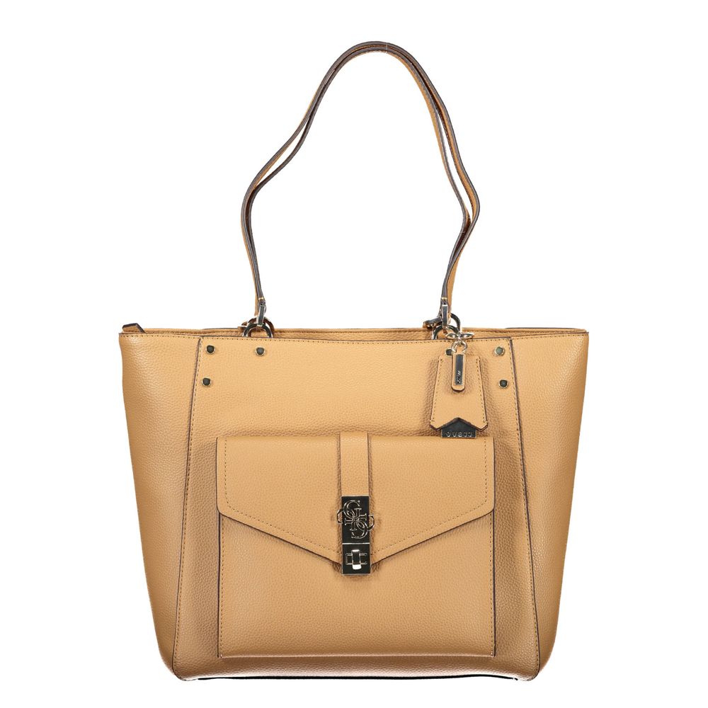 Brown Polyethylene Handbag