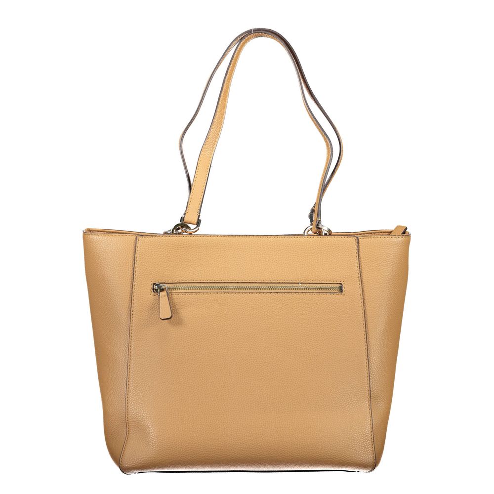 Brown Polyethylene Handbag