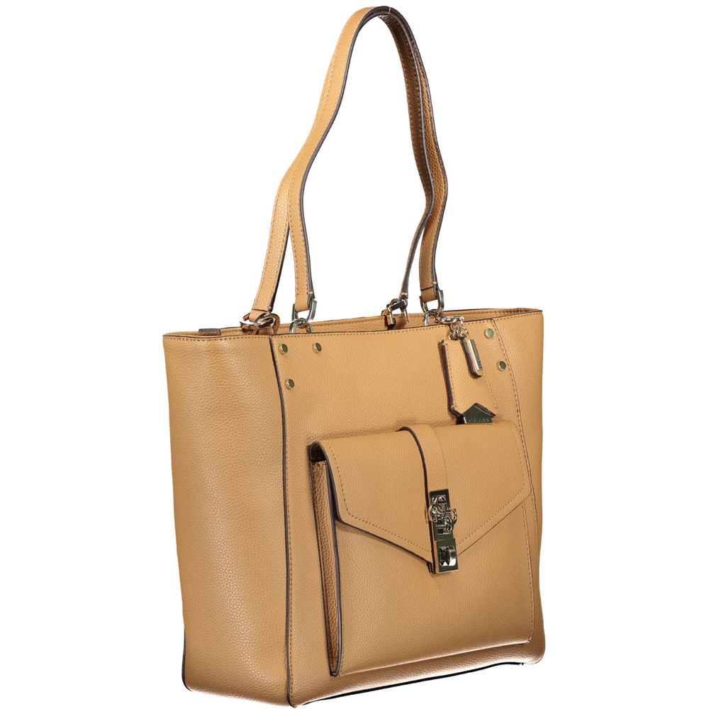 Brown Polyethylene Handbag