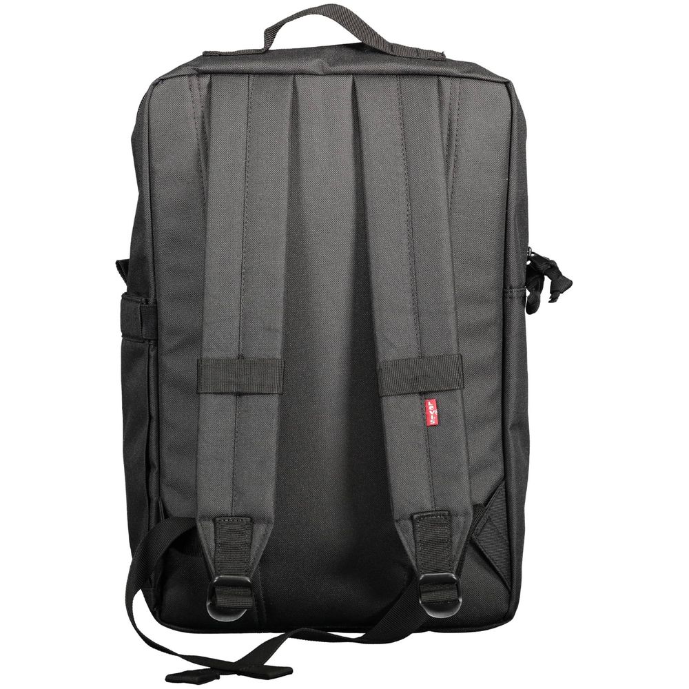 Black Polyester Backpack