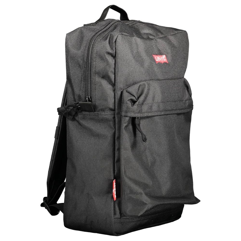 Black Polyester Backpack