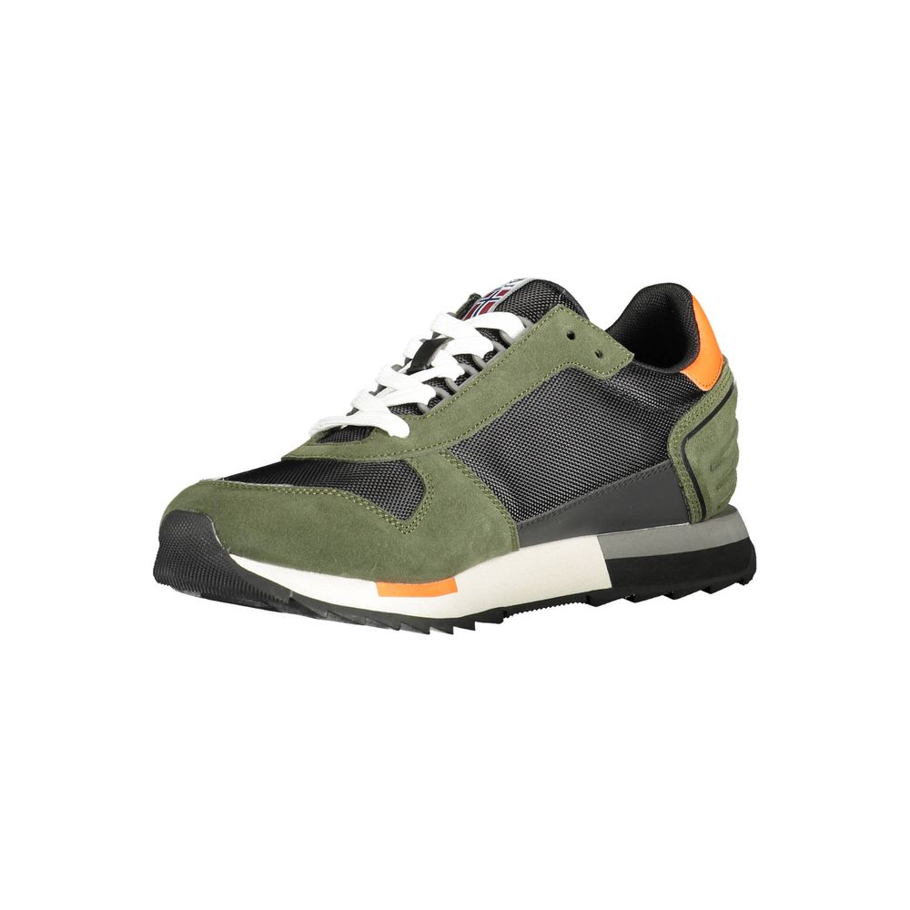 Green Polyester Sneaker