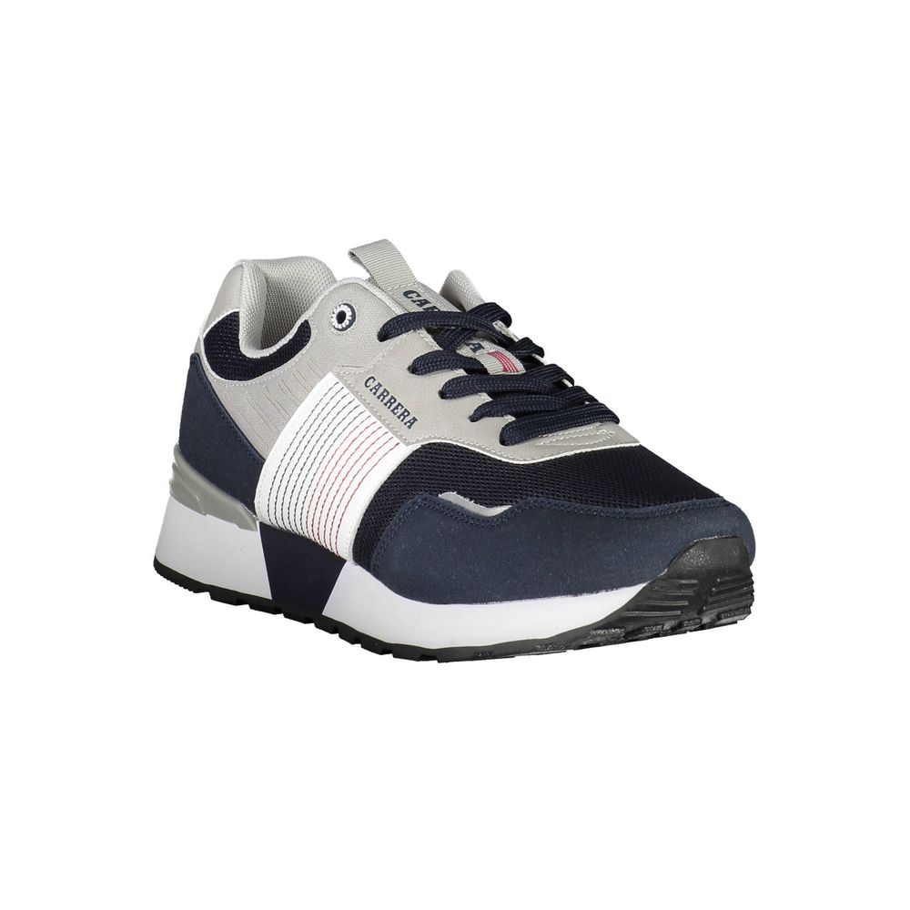 Blue Polyester Sneaker