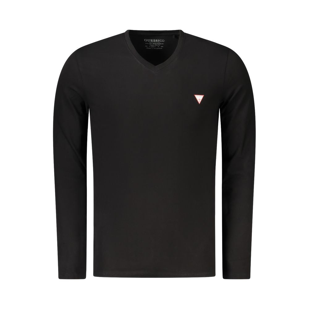 Camiseta negra de algodón