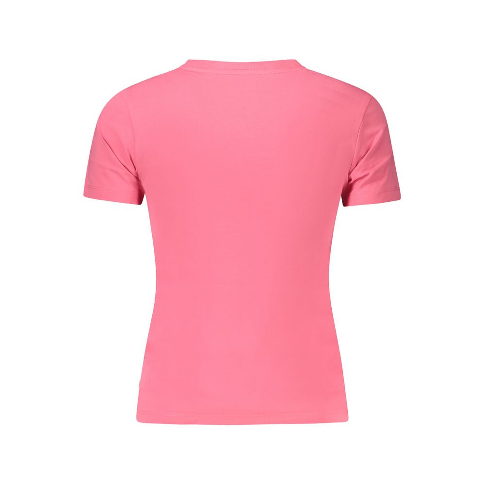 Pink Cotton Tops & T-Shirt