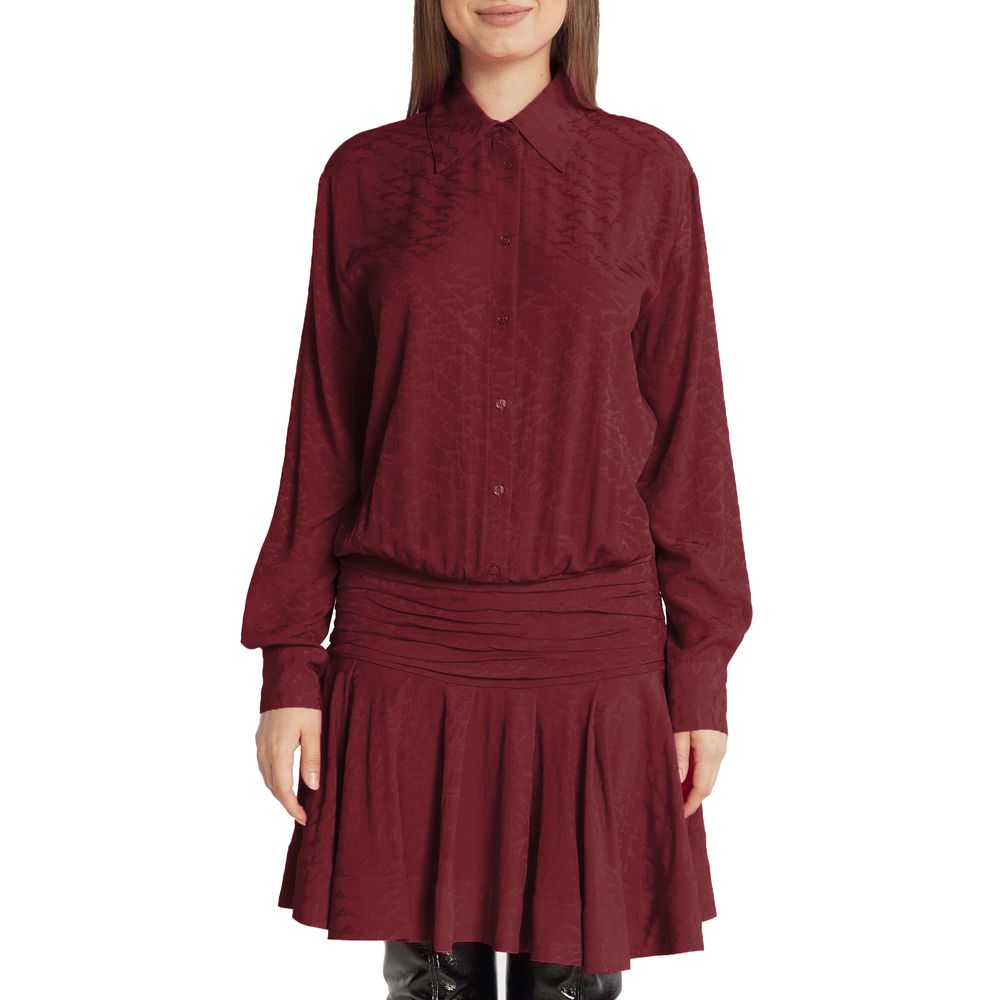 Red Haircalf Dress