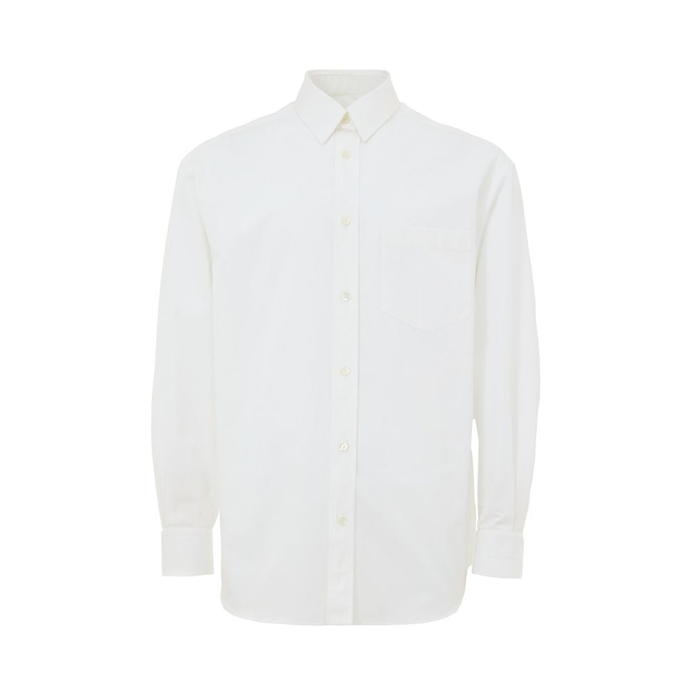 Camisa blanca de algodón