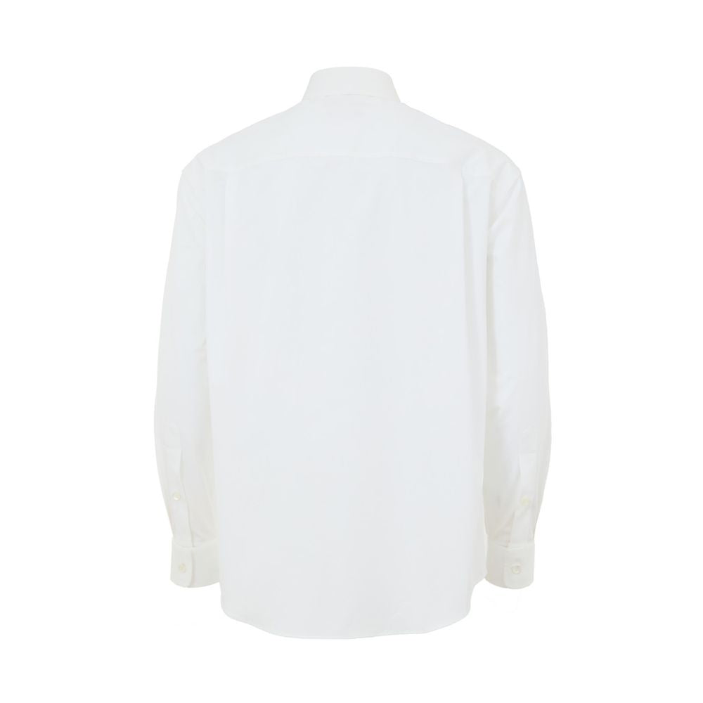 Camisa blanca de algodón