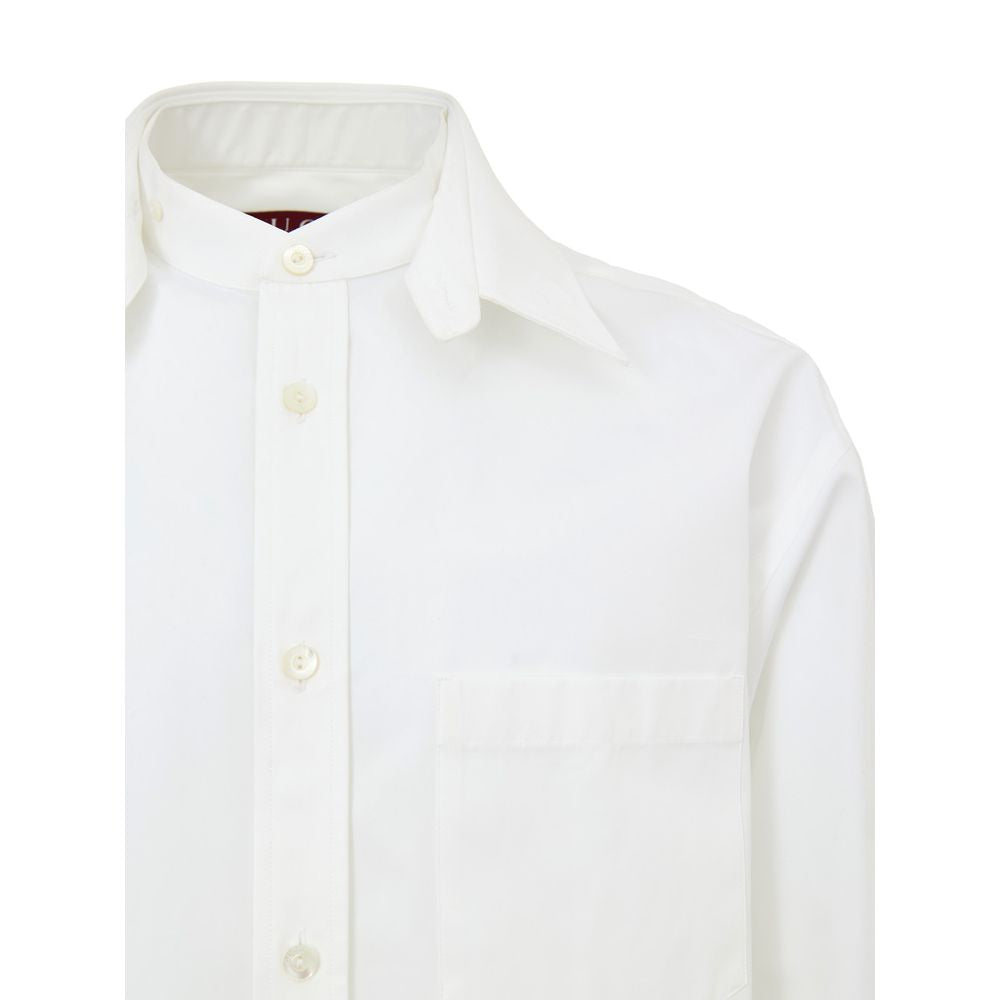 Camisa blanca de algodón