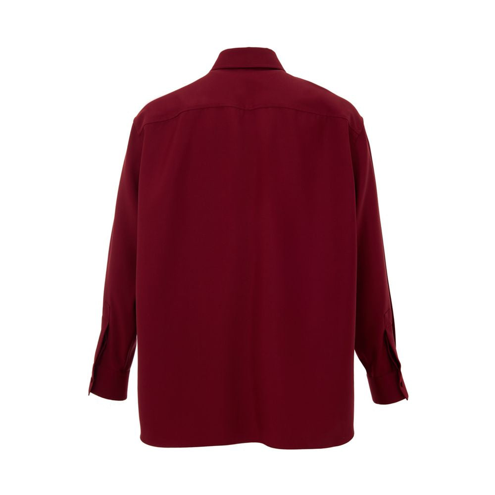 Bordeaux Wool Shirt