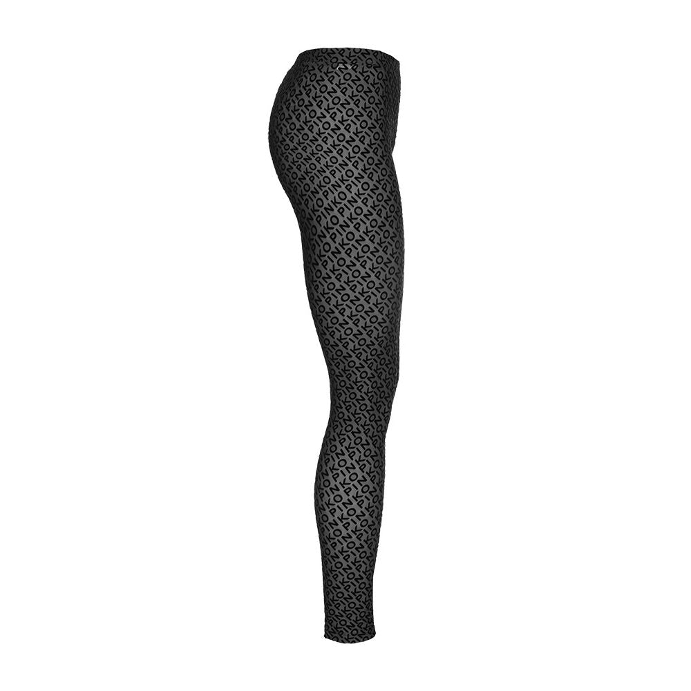 Black Nylon Jeans & Pant