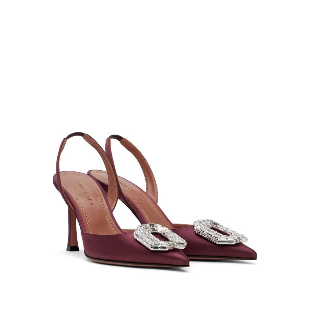 Camelia Sling 90 Satin Pumps