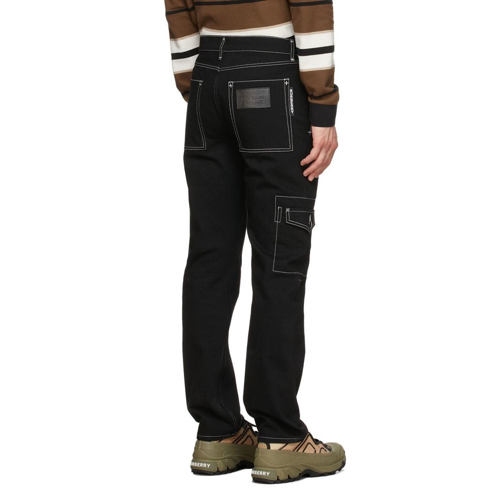 Denim Cargo Pants