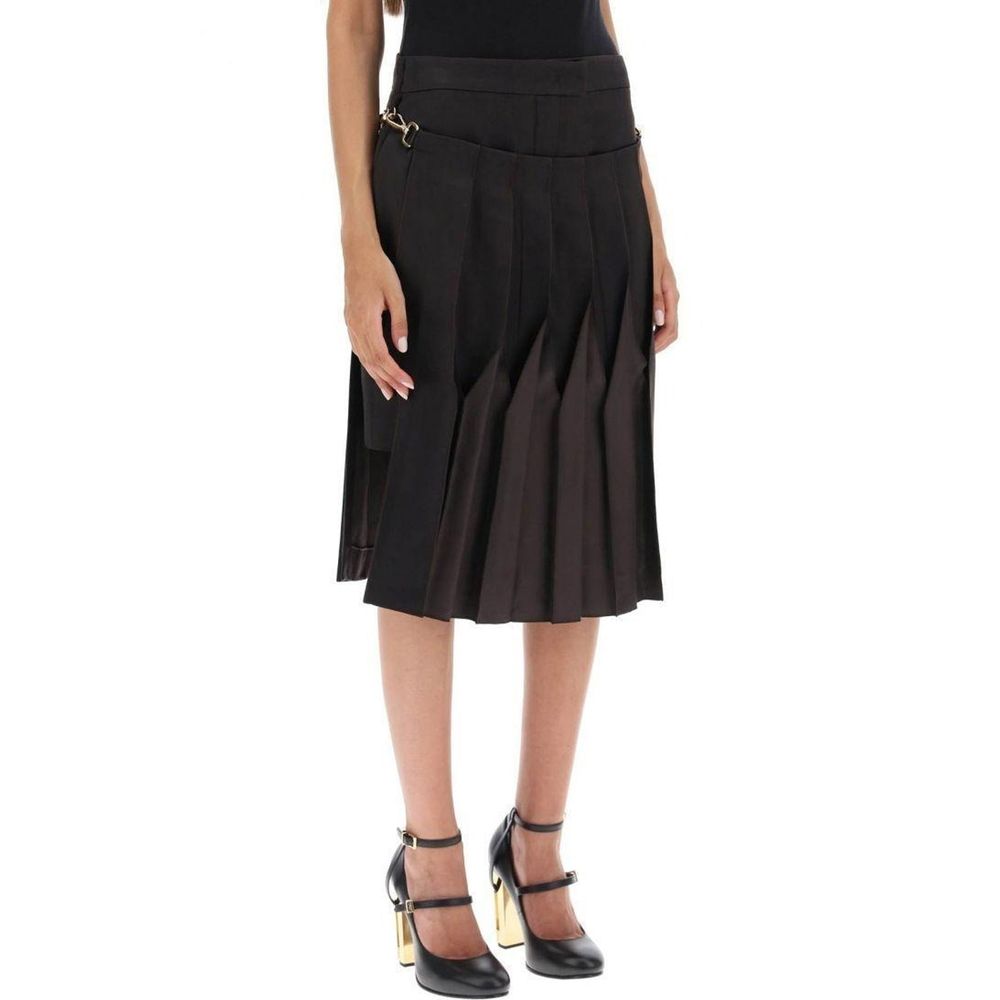 Cotton And Silk Washed Skirt
