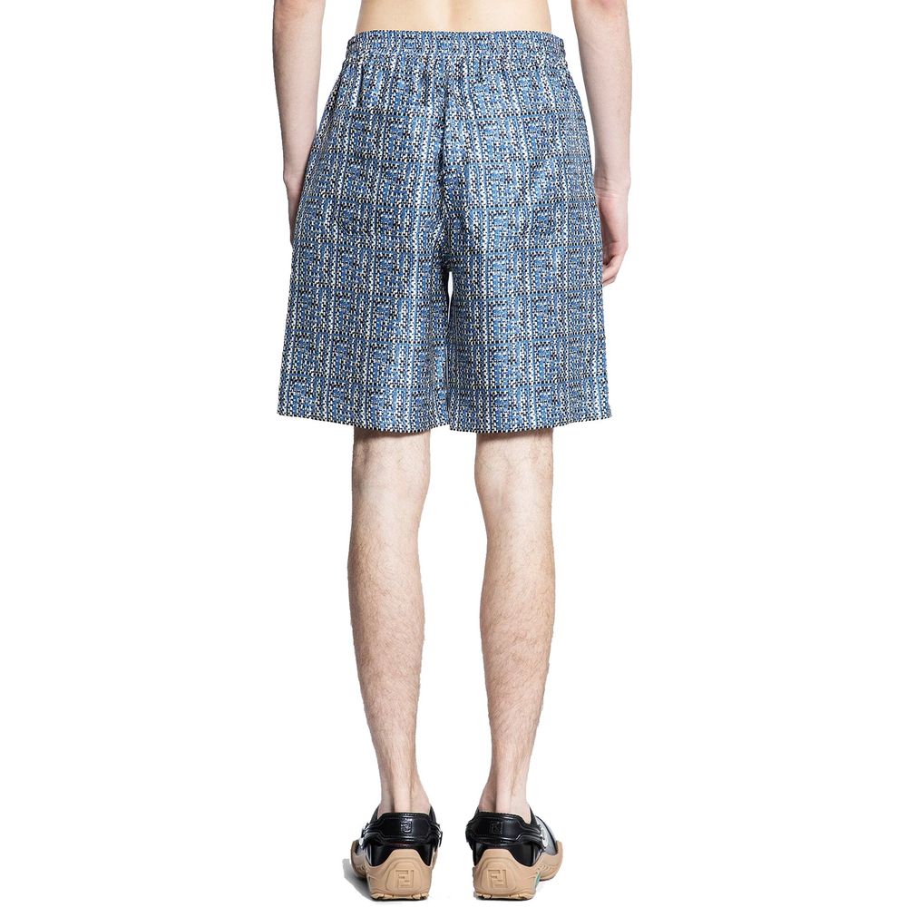 Printed Silk Shorts