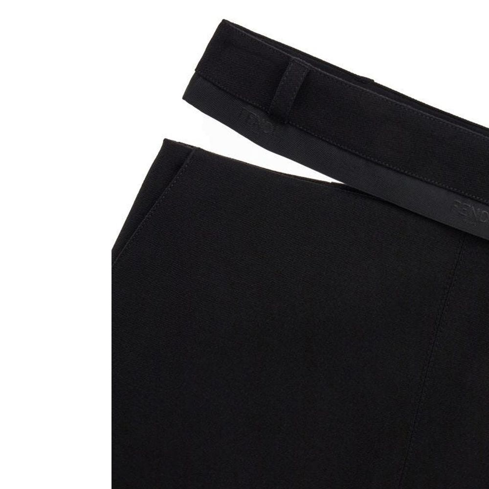 Virgin Wool Grain De Poud Skirt