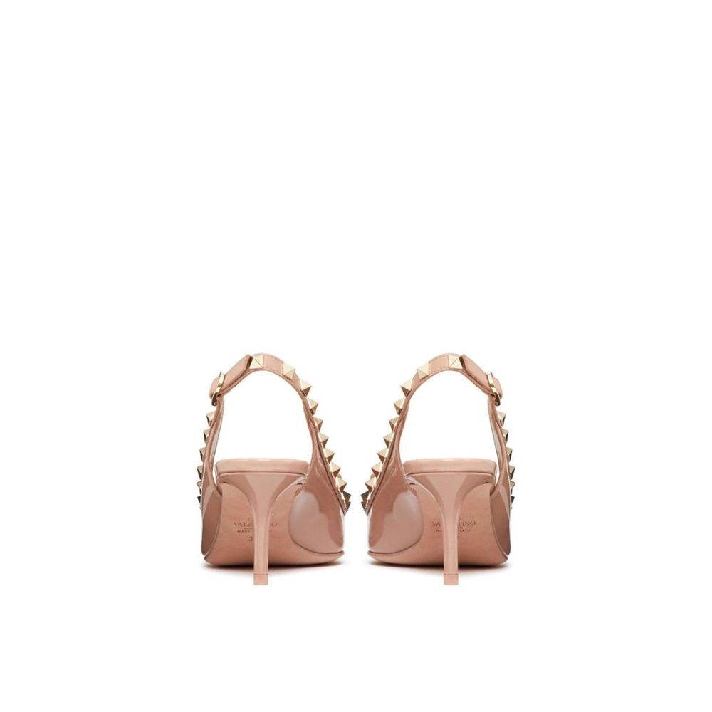 Leather Slingback Pumps