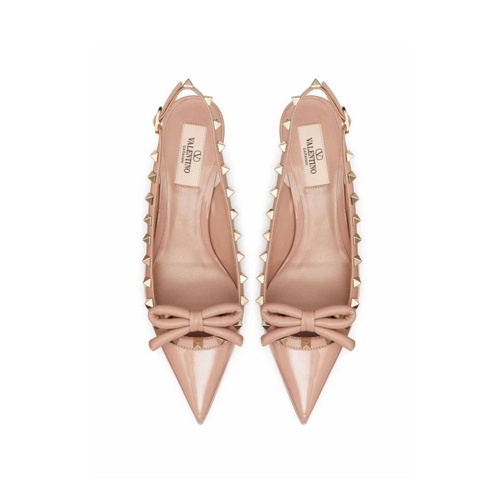 Leather Slingback Pumps