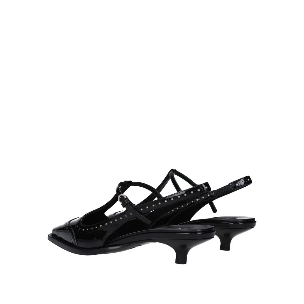 Leather Slingback Pumps