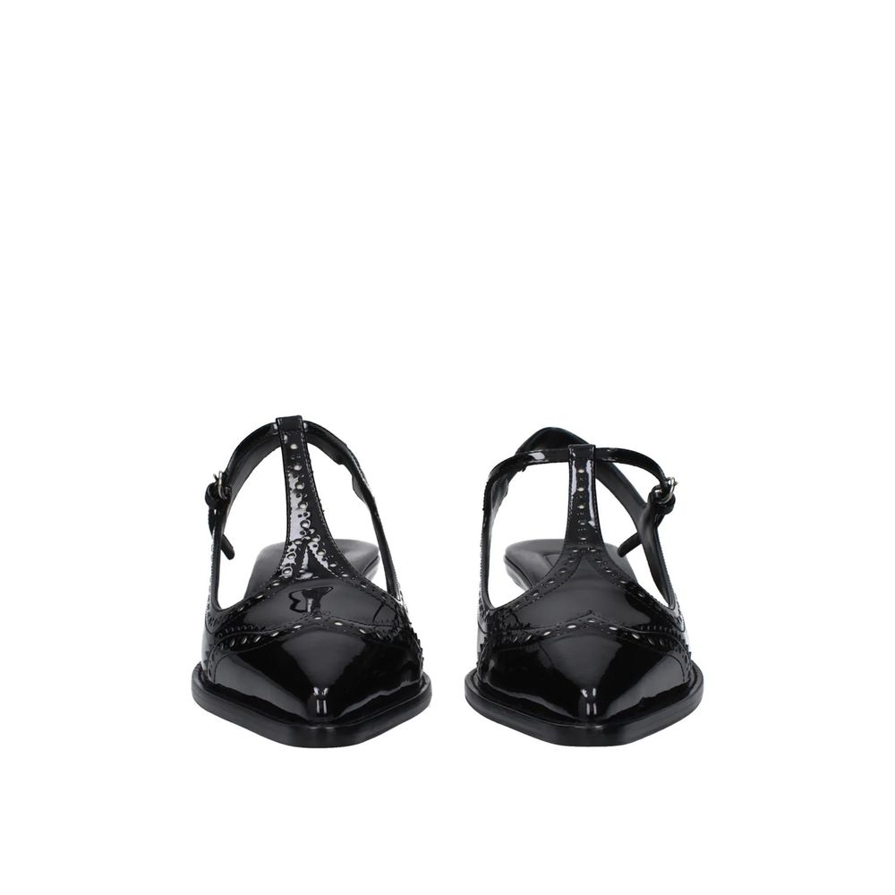 Leather Slingback Pumps