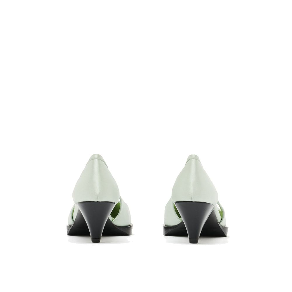 Cut-Out Satin Pumps