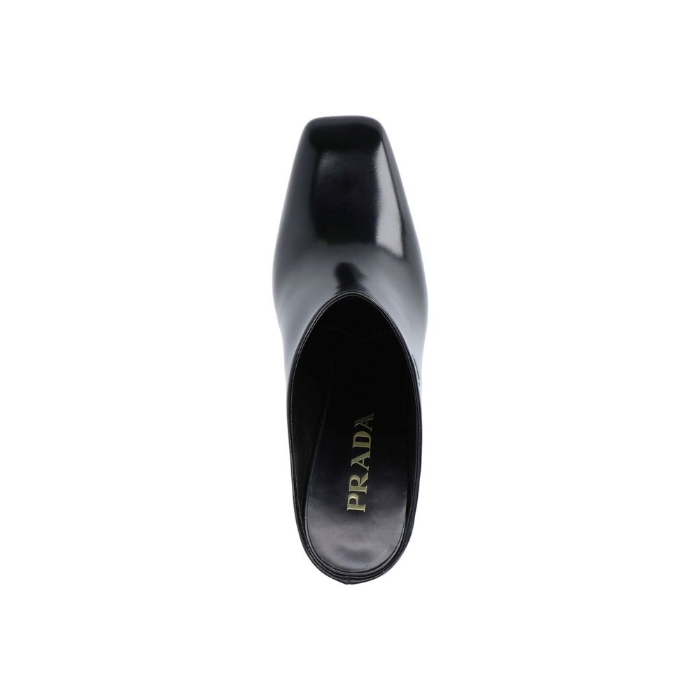 Leather Logo Mules