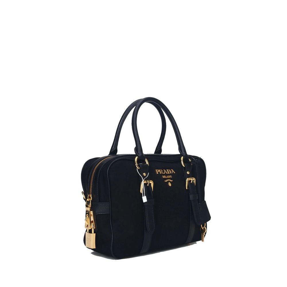 Logo Nylon Top Hand Bag