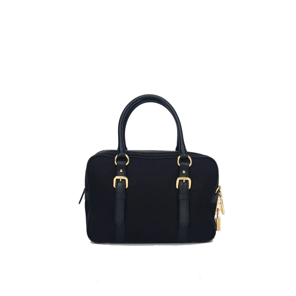 Logo Nylon Top Hand Bag
