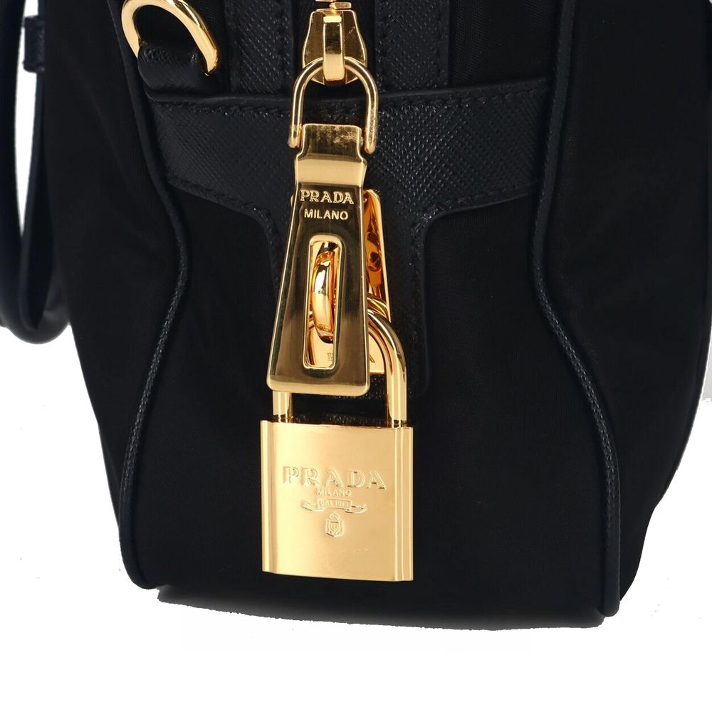 Logo Nylon Top Hand Bag