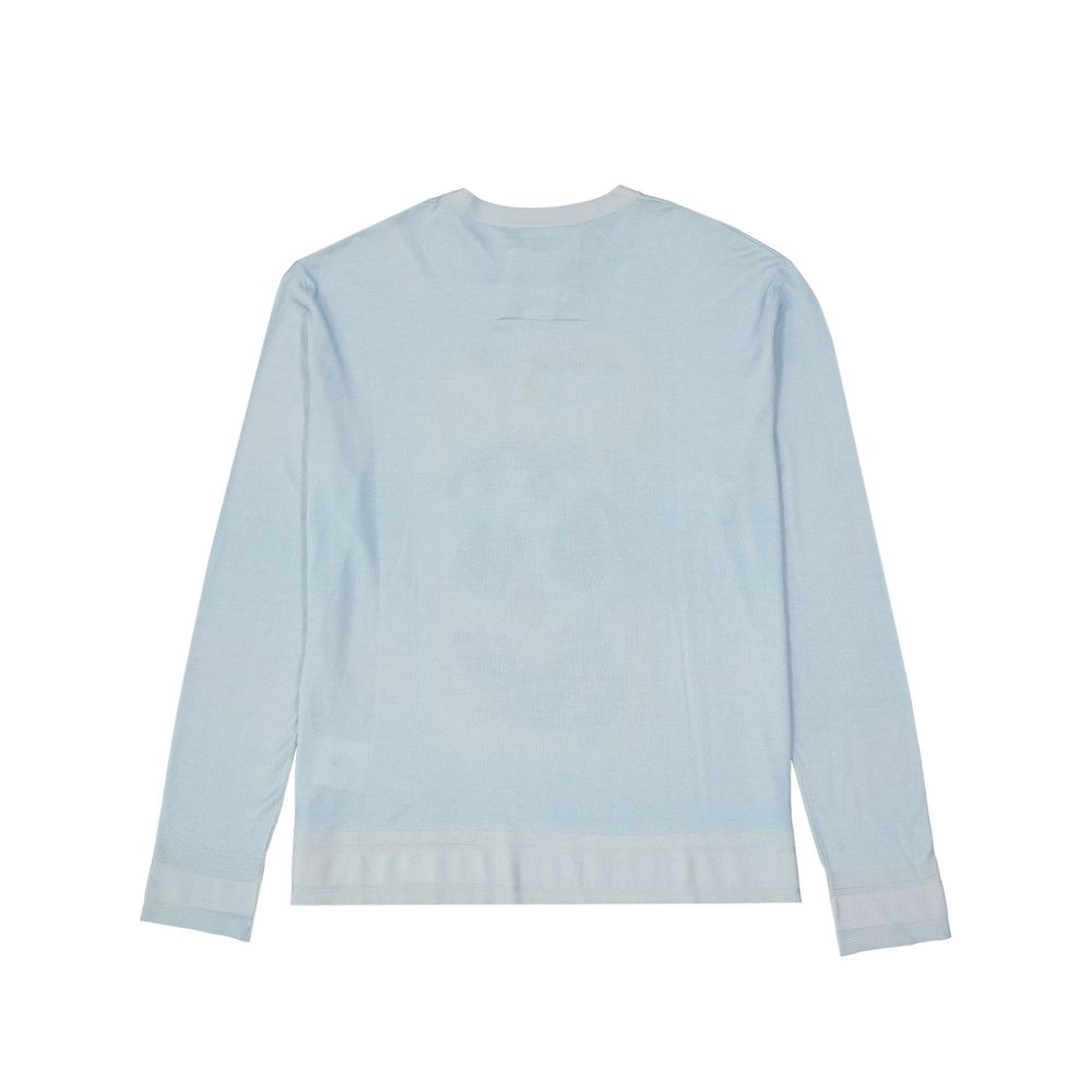 Wool And Silk Printed Sweater