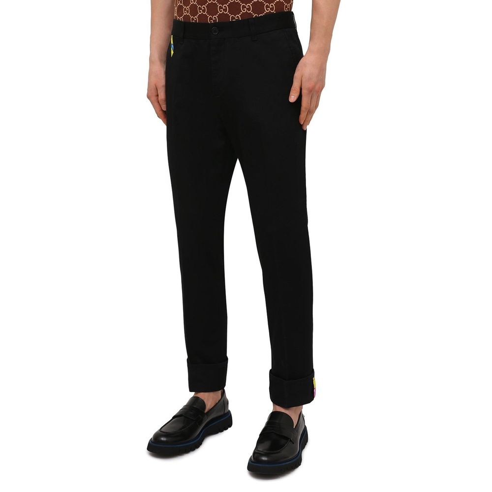 Cotton Gabardine Trousers