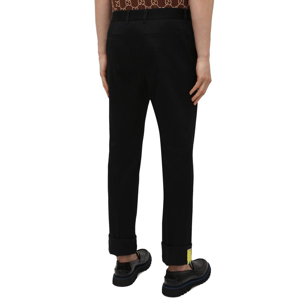 Cotton Gabardine Trousers