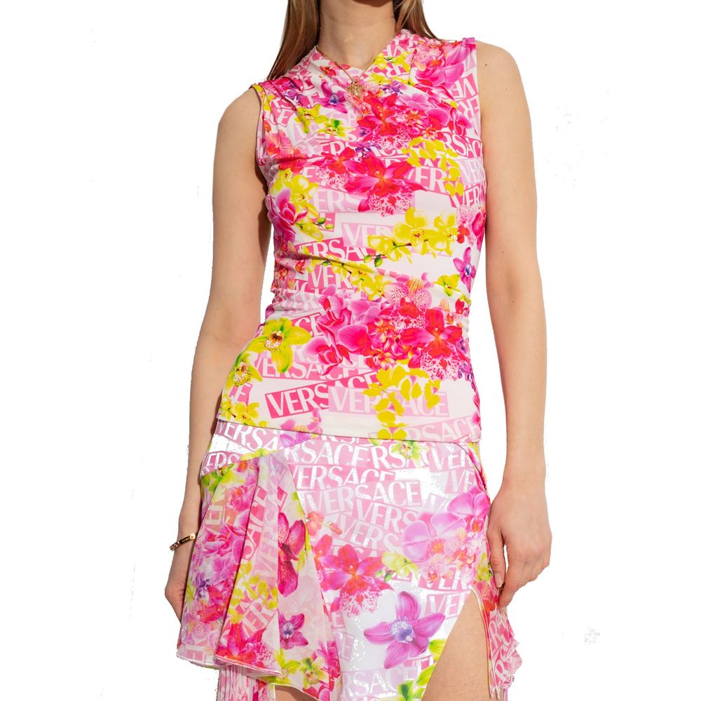 Sleeveless Printed Top
