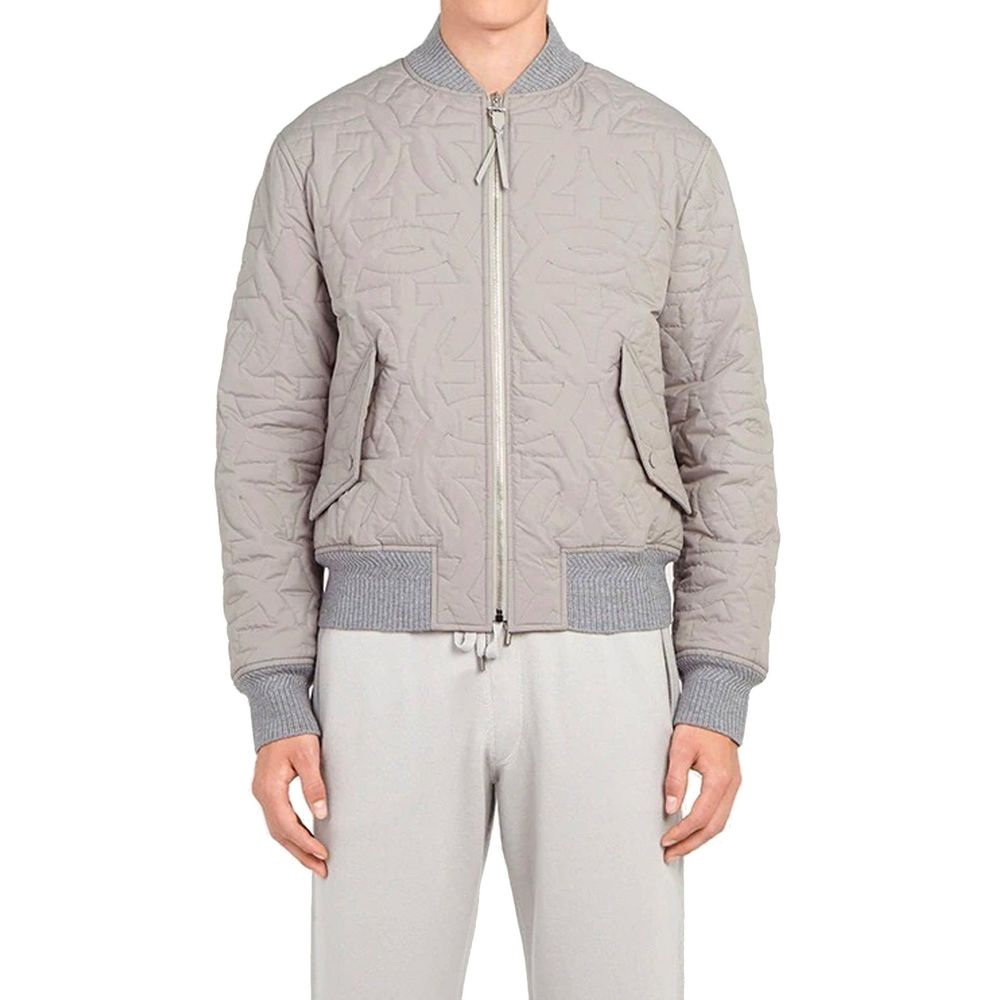Quilted Bomber Jacket