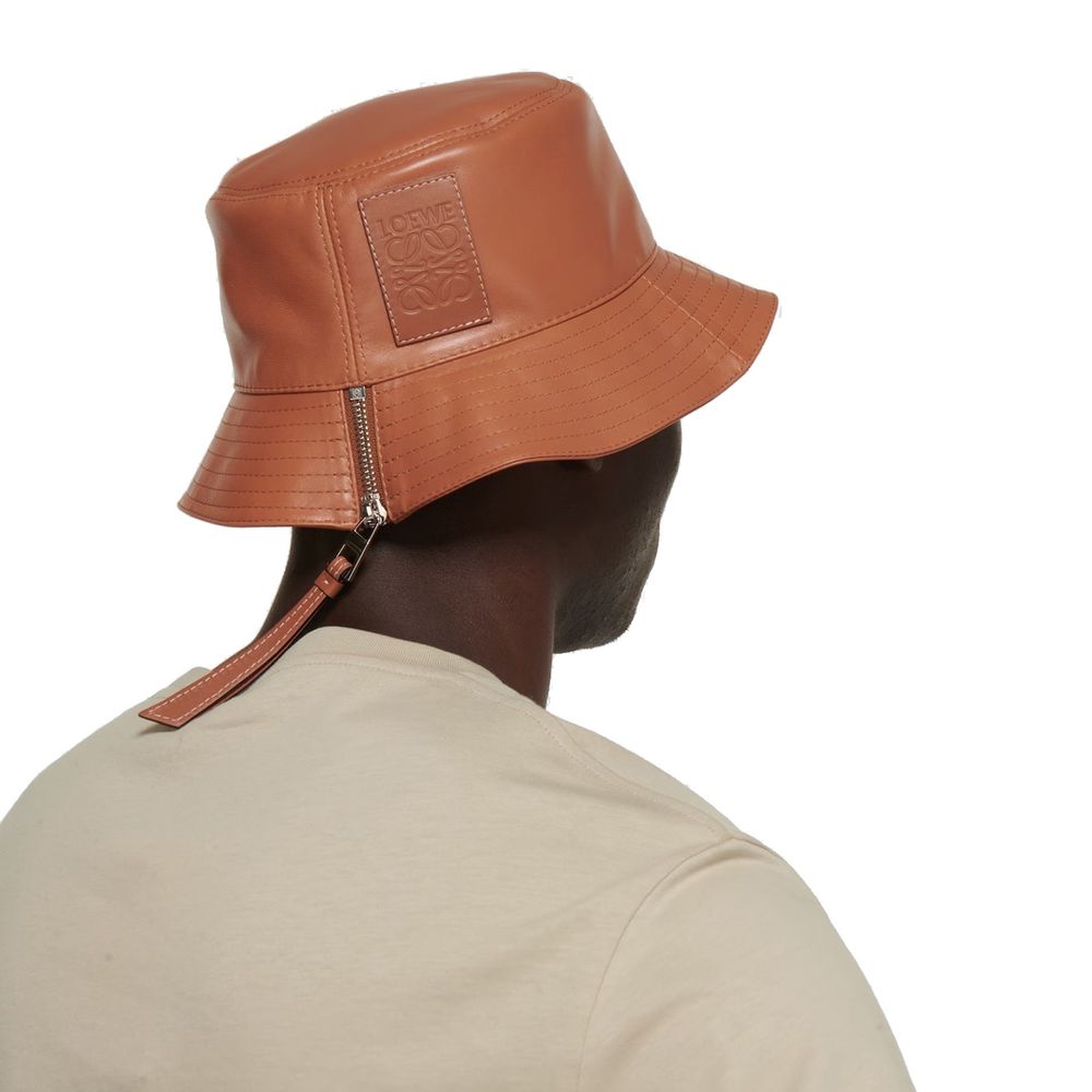 Leather Fisherman Hat