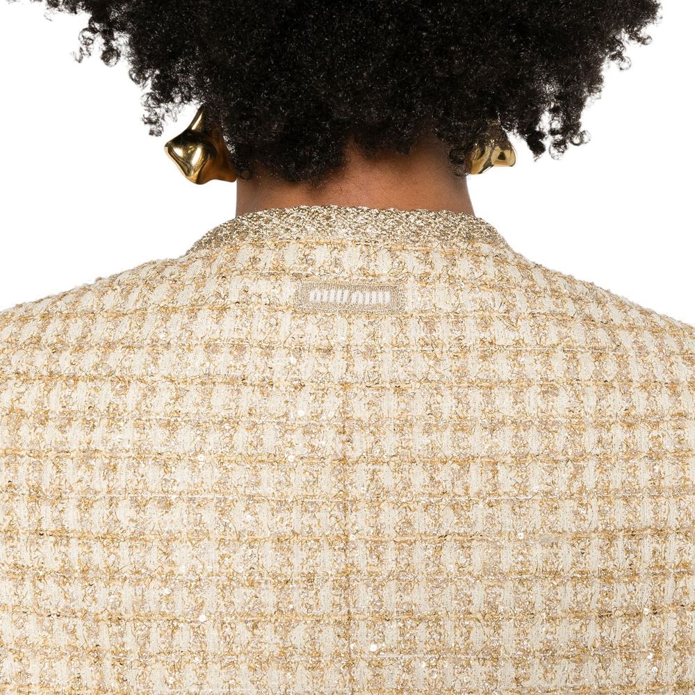 Check Lamé Jacket