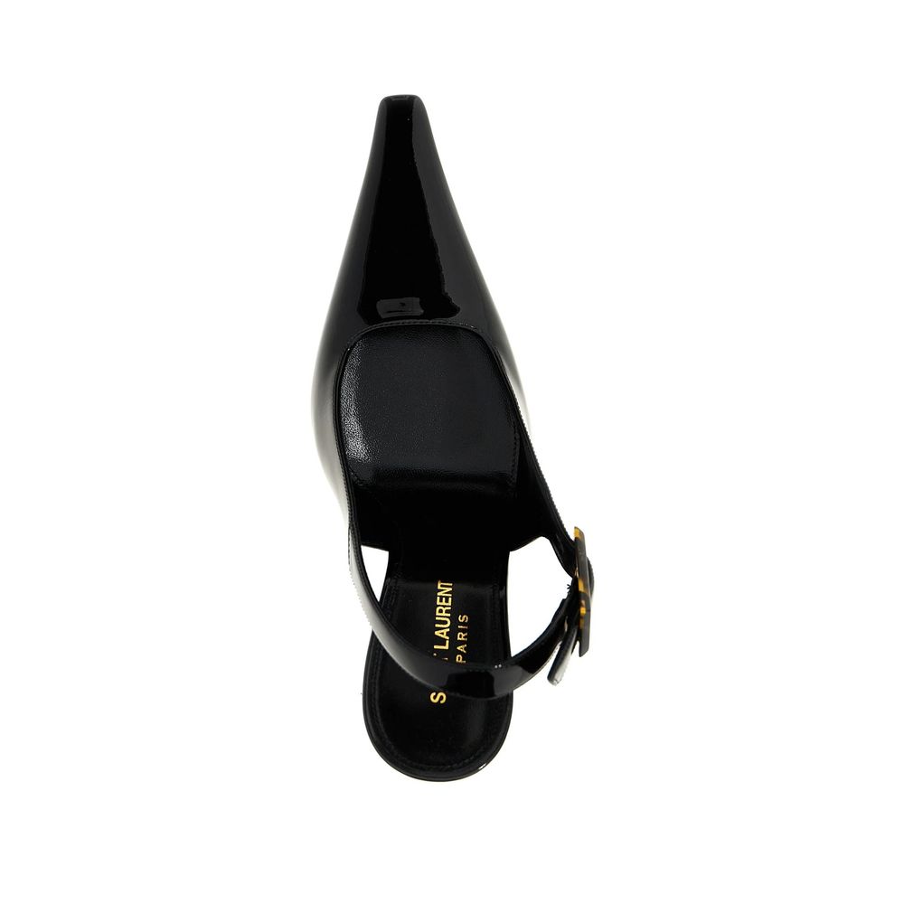 'Dune' Leather Slingback Pumps