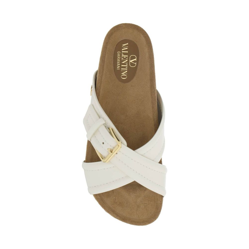Leather Flat Sandals