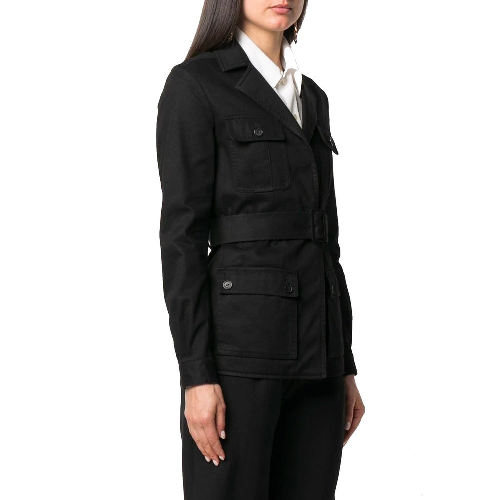 Belted Flap Pocket Jacket