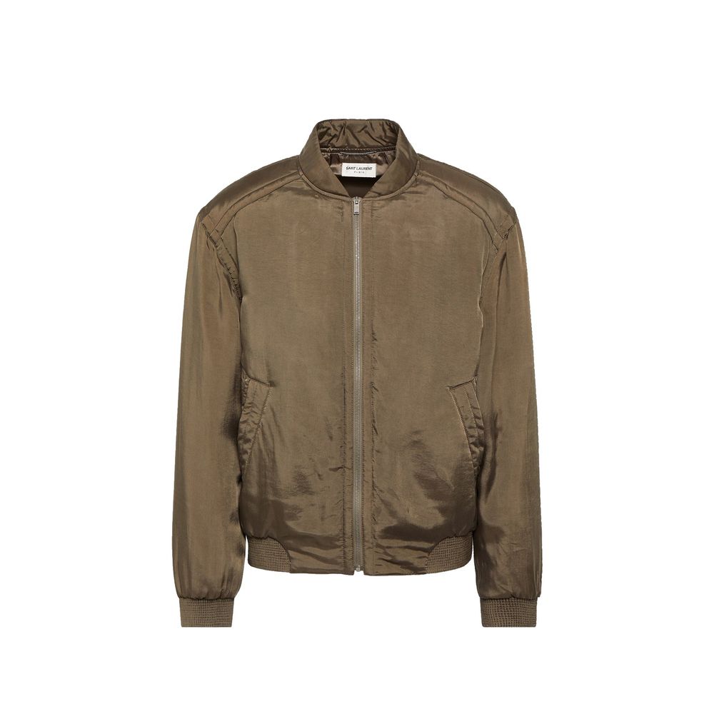 Twill Teddy Bomber Jacket