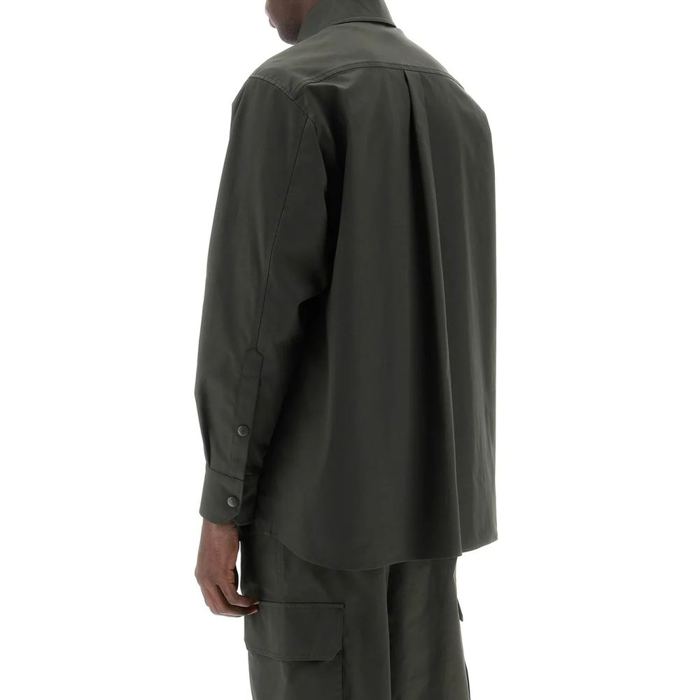 V-Logo Jacket Overshirt