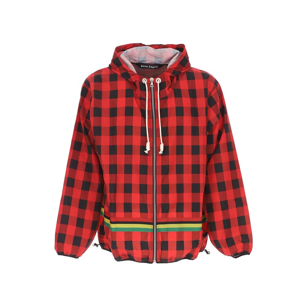 Checked Windbreaker Jacket