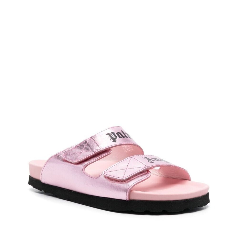 Leather Logo Sandals