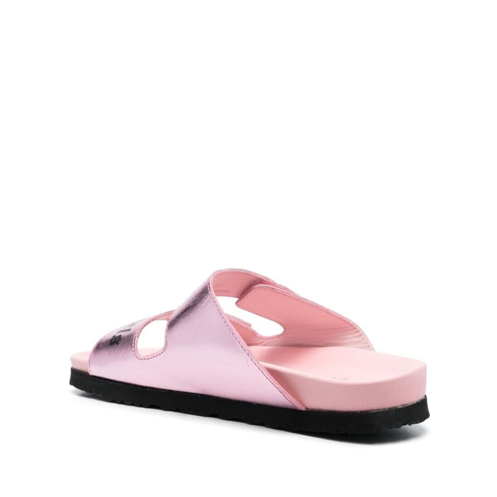 Leather Logo Sandals